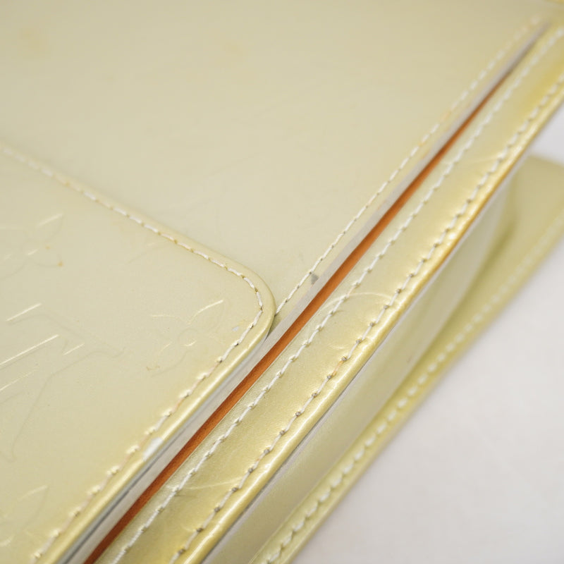 【6ge6041-k】ルイヴィトン ショルダーバッグ ヴェルニ モット M91030 グリ【中古】レディース