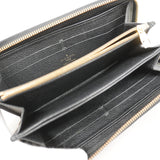 【6ge6044-k】ルイヴィトン 長財布 モノグラム・アンプラント ジッピーウォレット M60571 ノワール【中古】レディース