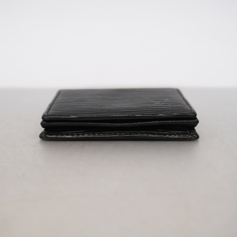 【6ge6049-k】ルイヴィトン コインケース エピ ポルトモネボワット M63692 ノワール【中古】メンズ