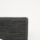 【6ge6049-k】ルイヴィトン コインケース エピ ポルトモネボワット M63692 ノワール【中古】メンズ