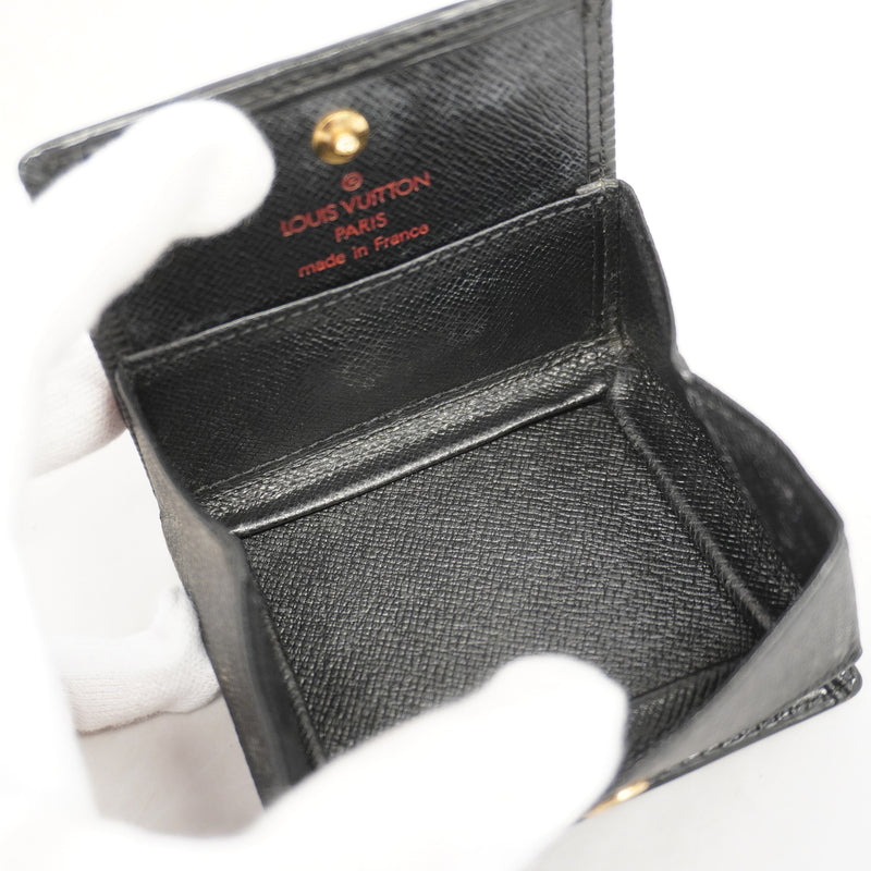 【6ge6049-k】ルイヴィトン コインケース エピ ポルトモネボワット M63692 ノワール【中古】メンズ
