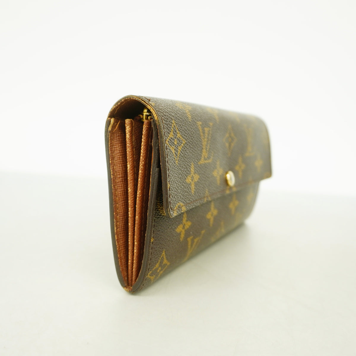 【6ge6058】ルイヴィトン 長財布 モノグラム ポルトフォイユサラ M61734 ブラウン【中古】レディース