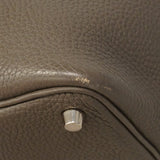 【6ge6064-h】エルメス ハンドバッグ ピコタンロックPM トリヨンクレマンス エタン シルバー金具 A刻印【中古】レディース