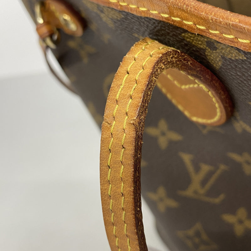 【6ge6066】ルイヴィトン トートバッグ モノグラム ネヴァーフルPM M40155 ブラウン【中古】レディース