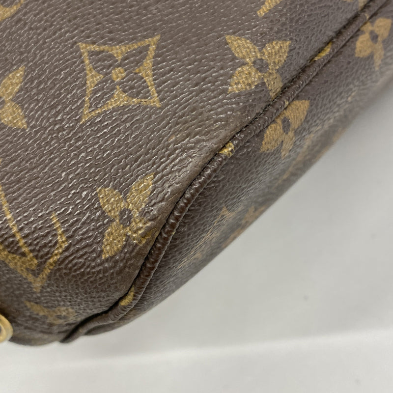 【6ge6066】ルイヴィトン トートバッグ モノグラム ネヴァーフルPM M40155 ブラウン【中古】レディース