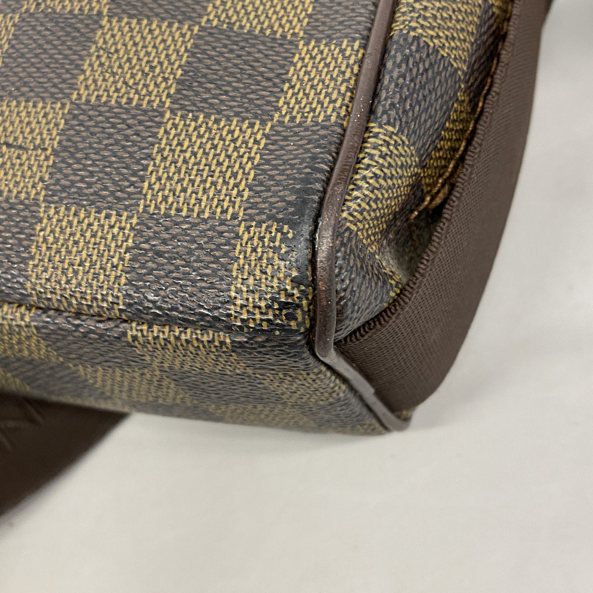 【6ge6069】ルイヴィトン ショルダーバッグ ダミエ オラフPM N41442 エベヌ【中古】メンズ