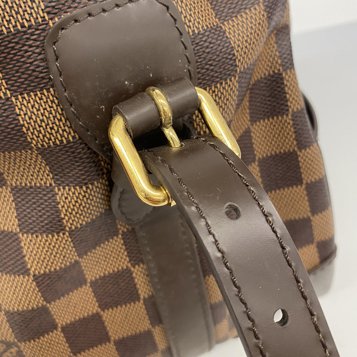 【6ge6071】ルイヴィトン ハンドバッグ ダミエ バークレー N52000 エベヌ【中古】レディース