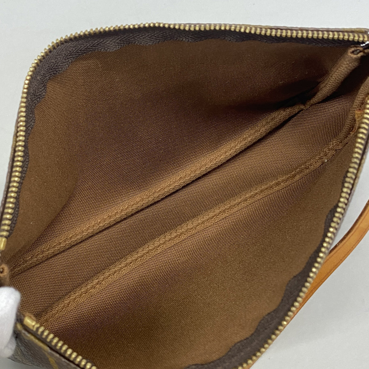 【6ge6073】ルイヴィトン ポーチ モノグラム ポシェットアクセソワール M51980 ブラウン【中古】レディース
