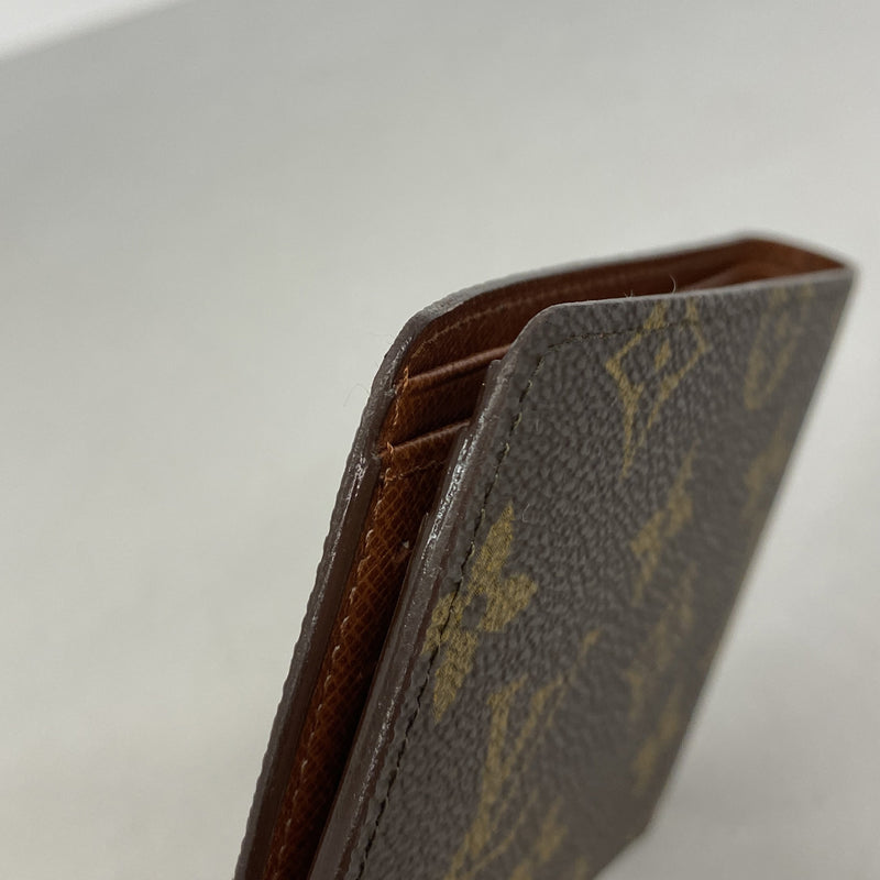 【6ge6075】ルイヴィトン 札入れ モノグラム ポルトフォイユミュルティプル M60895 ブラウン【中古】メンズ