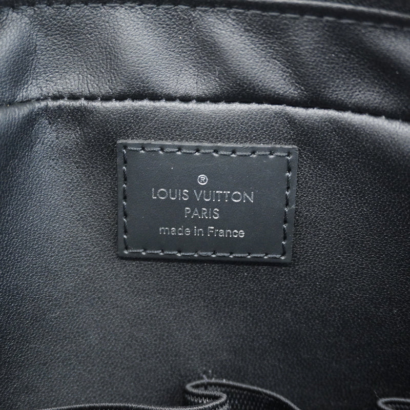 【6ge6083】ルイヴィトン ポーチ モノグラム・エクリプス トゥルーストワレGM M43383 ブラック【中古】メンズ