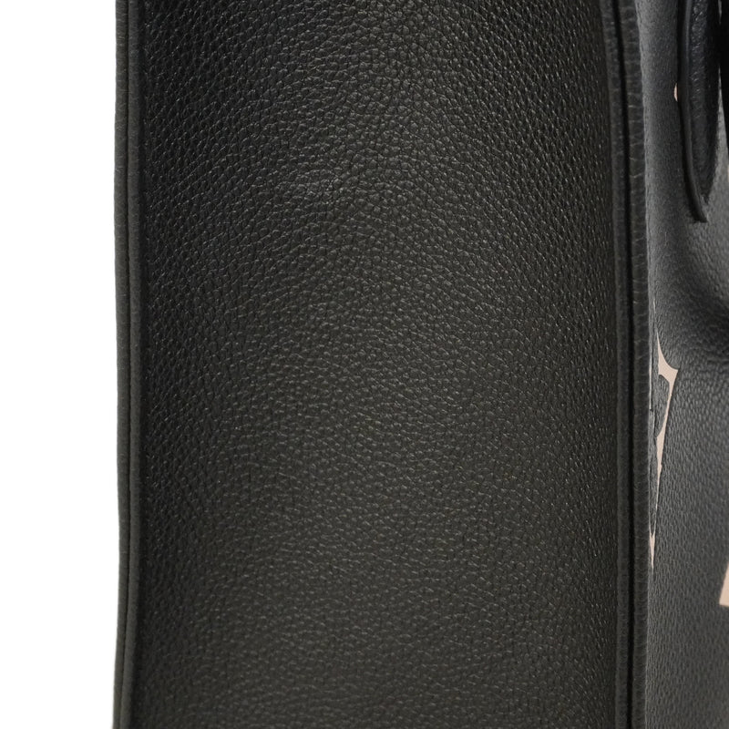 【6ge6086】ルイヴィトン ハンドバッグ モノグラム・アンプラント バイカラー オンザゴーPM M45659 ブラック ベージュ 2wayバッグ【中古】レディース