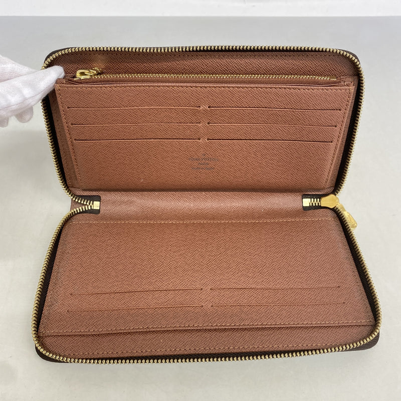 【6ge6091】ルイヴィトン 長財布 モノグラム ジッピーオーガナイザー M62581 ブラウン【中古】メンズ レディース ユニセックス