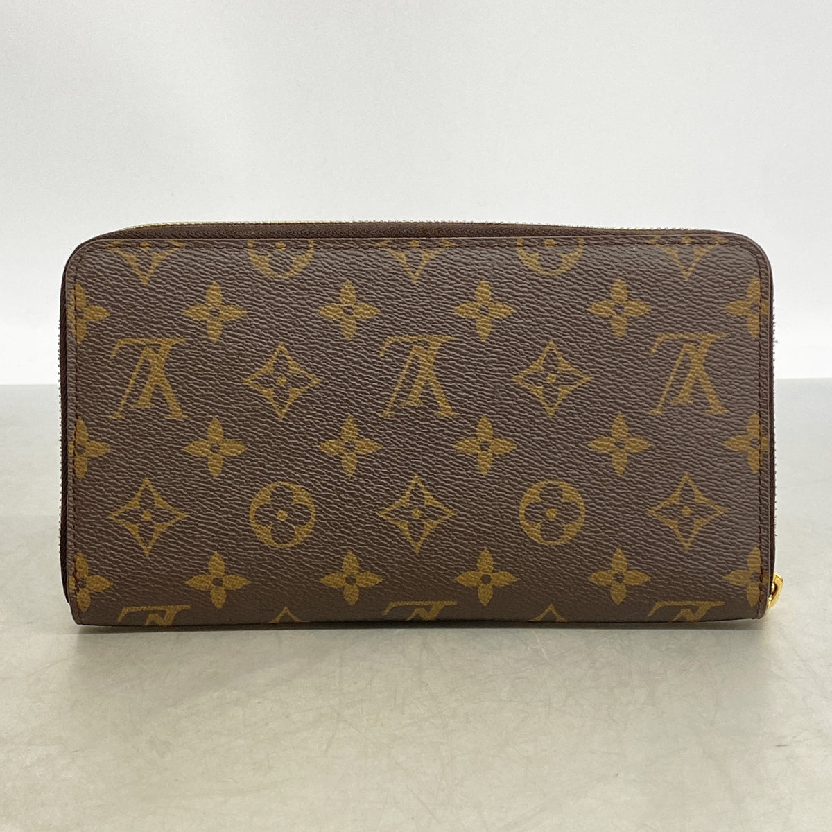 【6ge6091】ルイヴィトン 長財布 モノグラム ジッピーオーガナイザー M62581 ブラウン【中古】メンズ レディース ユニセックス
