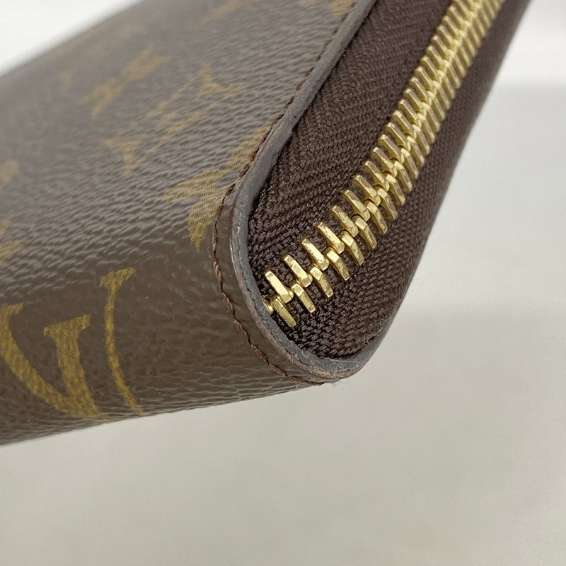 【6ge6091】ルイヴィトン 長財布 モノグラム ジッピーオーガナイザー M62581 ブラウン【中古】メンズ レディース ユニセックス