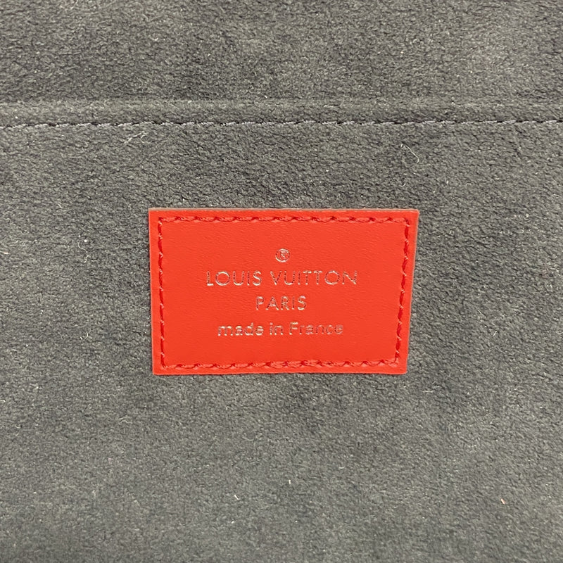 【6ge6092】ルイヴィトン クラッチバッグ エピ シュプリームコラボ ポシェットジュールGM M67722 レッド【中古】メンズ