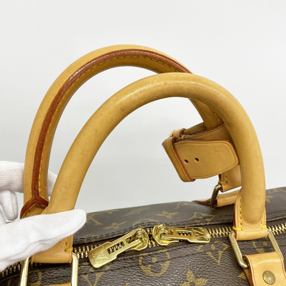 【6ge6097】ルイヴィトン ボストンバッグ モノグラム キーポルバンドリエール50 M41416 ブラウン【中古】メンズ レディース ユニセックス