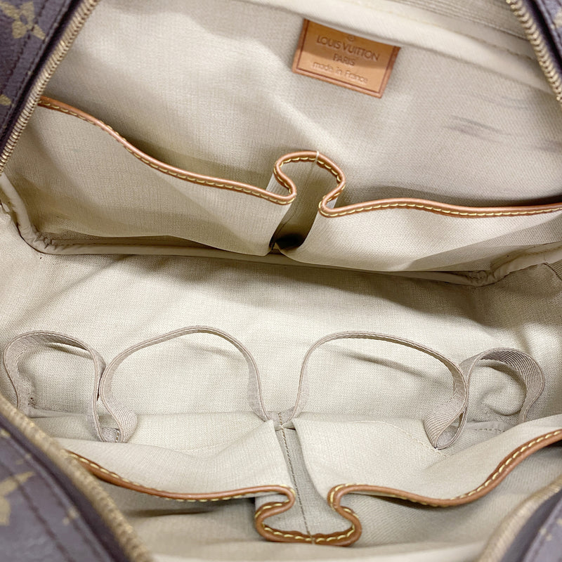 【6ge6099】ルイヴィトン ハンドバッグ モノグラム ドーヴィル M47270 ブラウン【中古】レディース