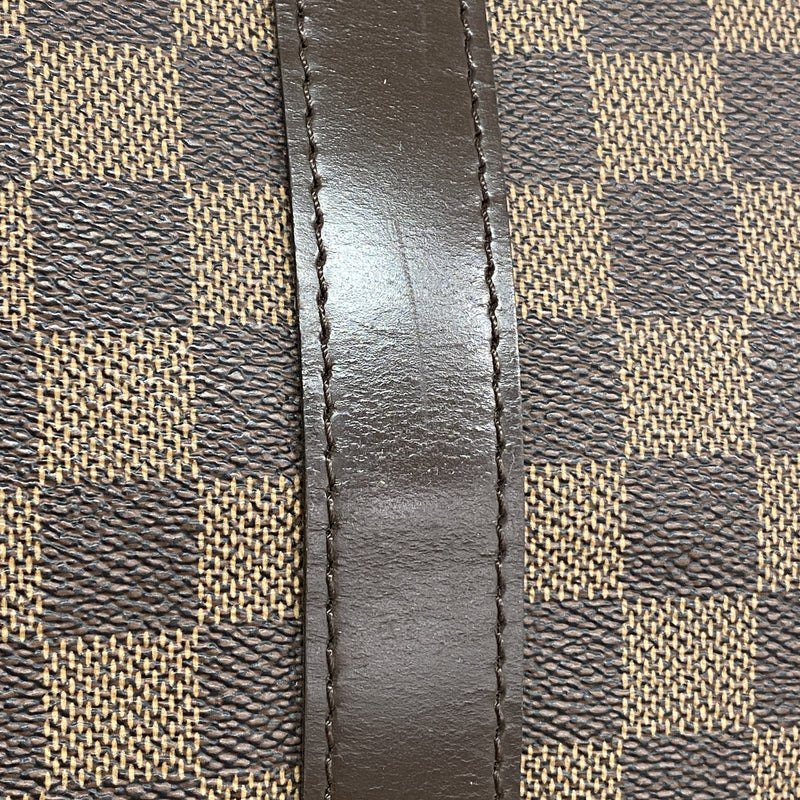 【6ge6101】ルイヴィトン ボストンバッグ ダミエ キーポルバンドリエール55 N41414 エベヌ【中古】メンズ レディース ユニセックス