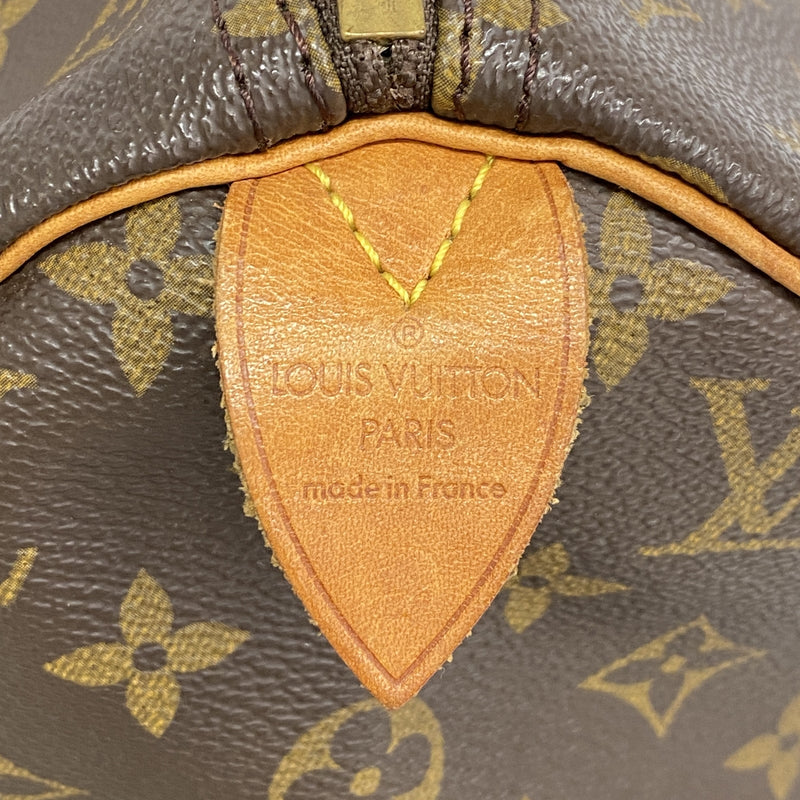 【6ge6104】ルイヴィトン ハンドバッグ モノグラム スピーディ30 M41108 ブラウン【中古】レディース