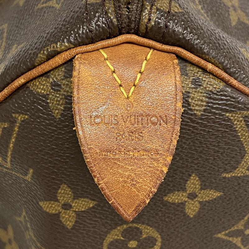 【6ge6105】ルイヴィトン ハンドバッグ モノグラム スピーディ30 M41108 ブラウン【中古】レディース