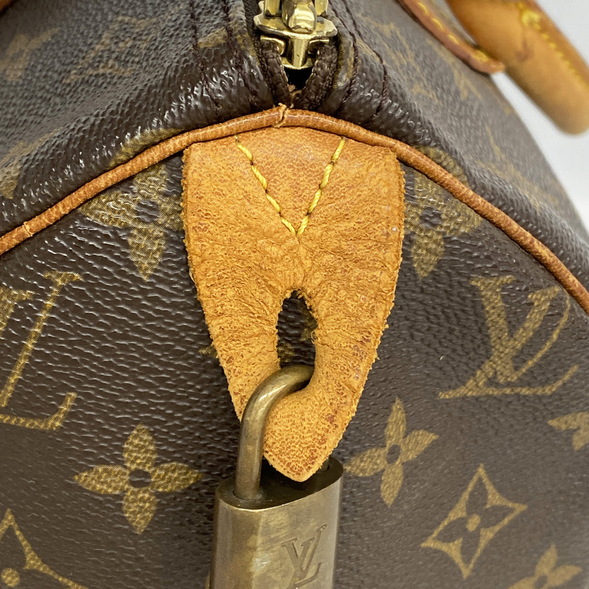 【6ge6105】ルイヴィトン ハンドバッグ モノグラム スピーディ30 M41108 ブラウン【中古】レディース