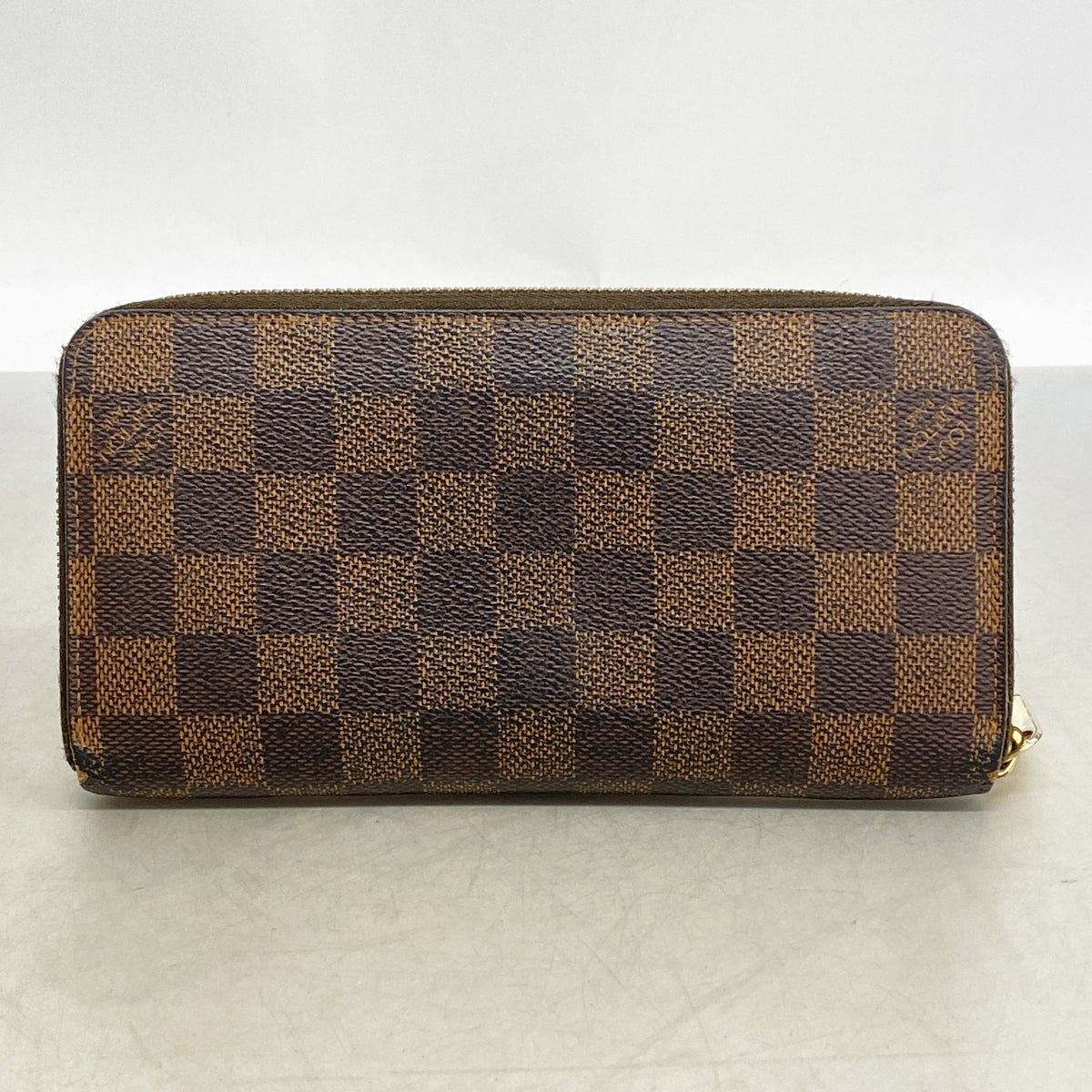 【6ge6108】ルイヴィトン 長財布 ダミエ ジッピーウォレット N60015 エベヌ【中古】メンズ レディース ユニセックス