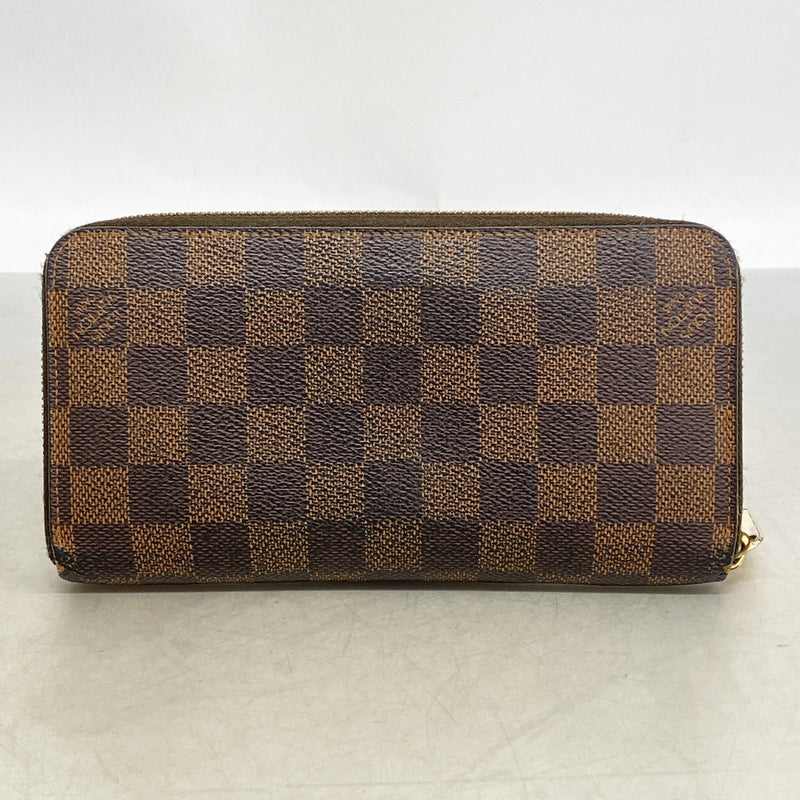 【6ge6108】ルイヴィトン 長財布 ダミエ ジッピーウォレット N60015 エベヌ【中古】メンズ レディース ユニセックス