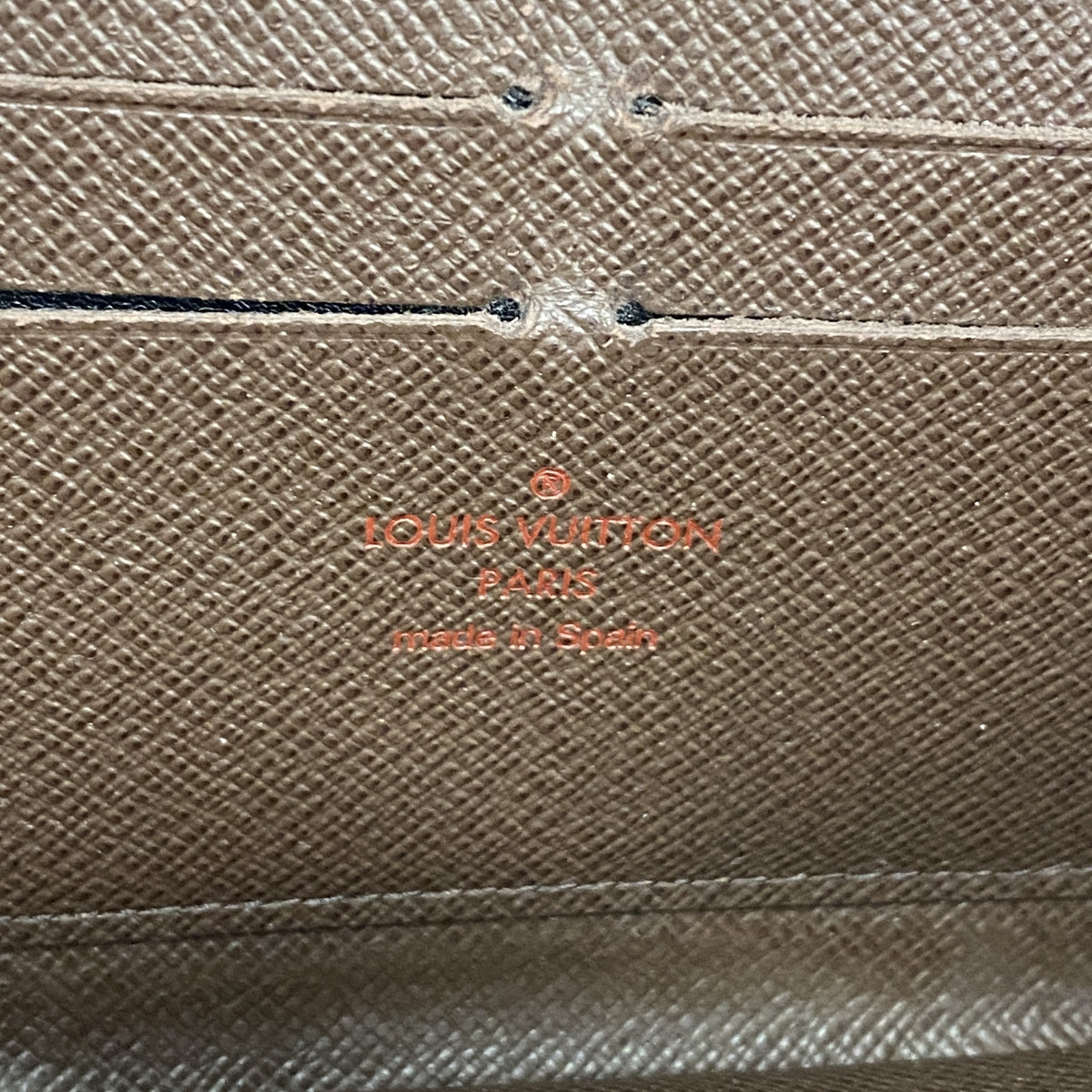 【6ge6108】ルイヴィトン 長財布 ダミエ ジッピーウォレット N60015 エベヌ【中古】メンズ レディース ユニセックス