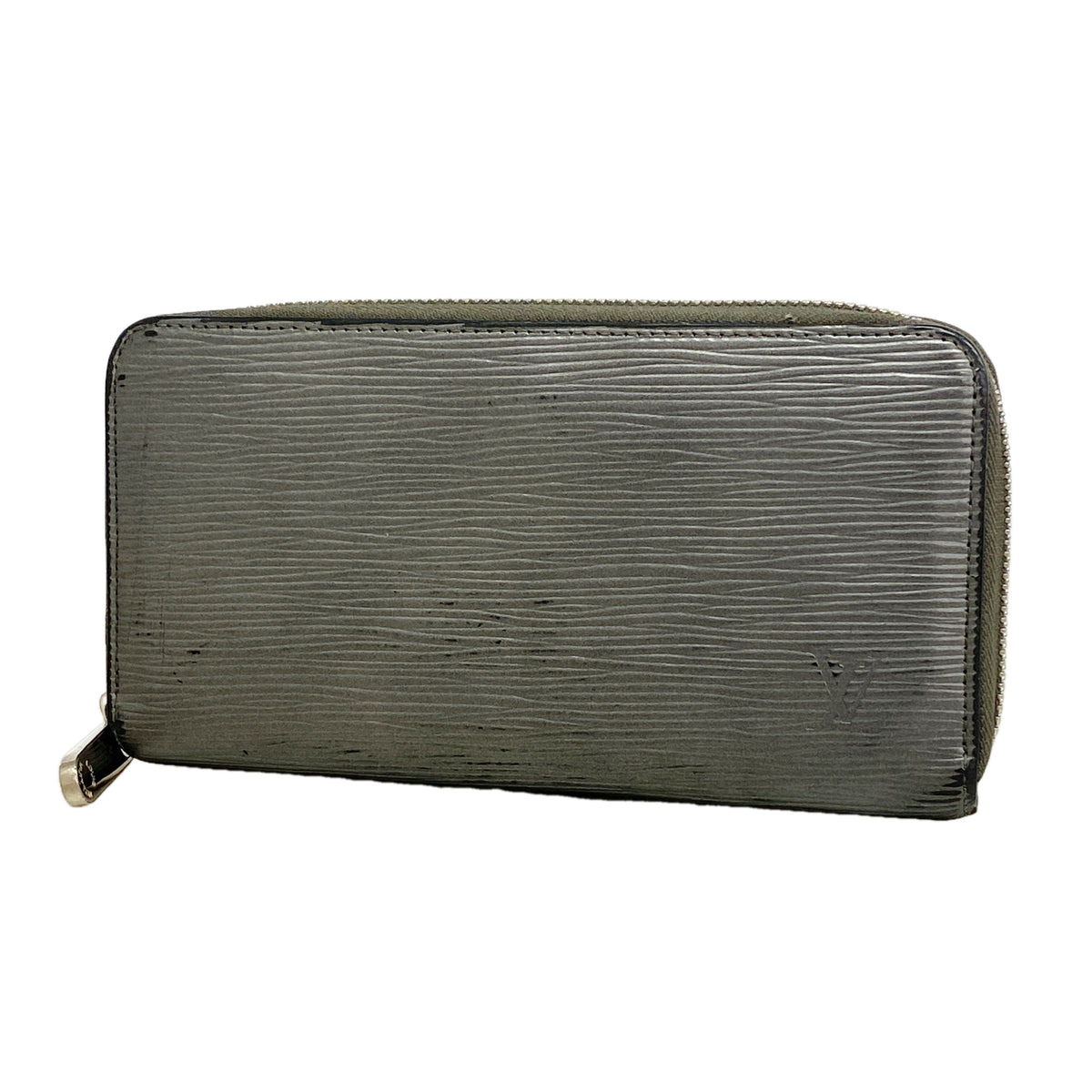 【6ge6109】ルイヴィトン 長財布 エピ ジッピーウォレット メタリックグレー【中古】メンズ レディース ユニセックス