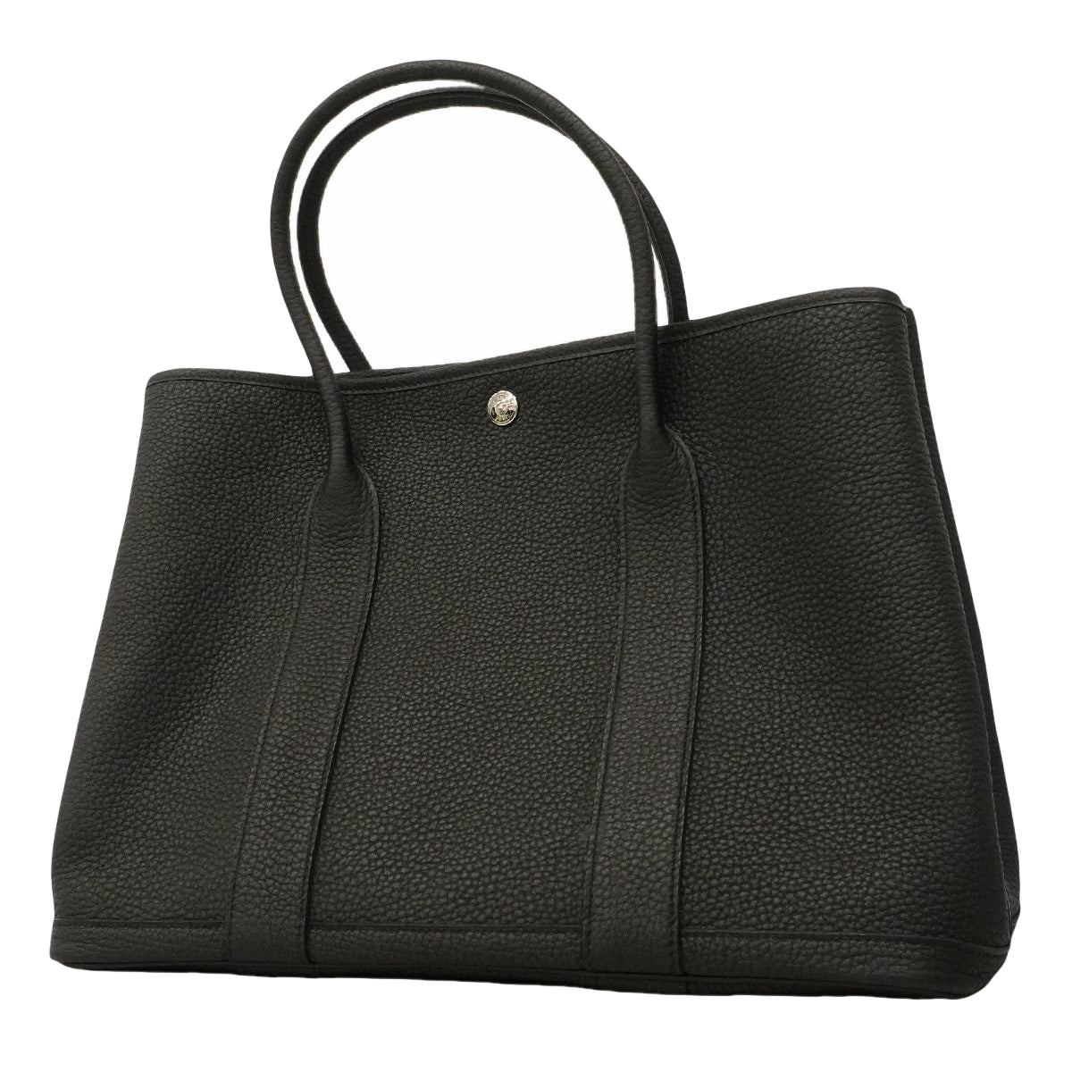 【6ge6119】エルメス トートバッグ ガーデンパーティPM ネゴンダ ブラック シルバー金具 B刻印【中古】レディース