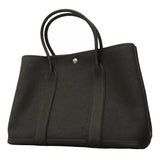 【6ge6119】エルメス トートバッグ ガーデンパーティPM ネゴンダ ブラック シルバー金具 B刻印【中古】レディース