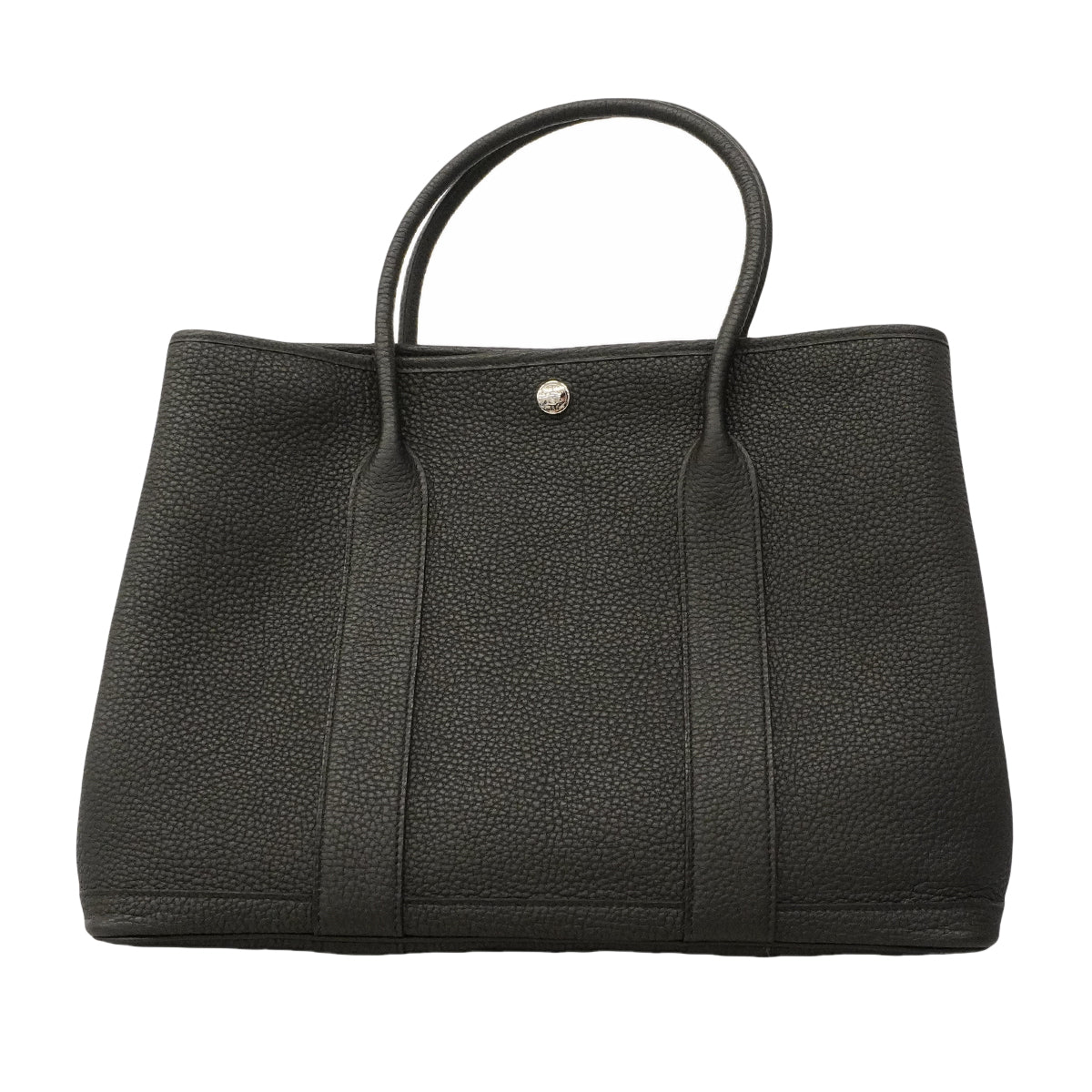 【6ge6119】エルメス トートバッグ ガーデンパーティPM ネゴンダ ブラック シルバー金具 B刻印【中古】レディース