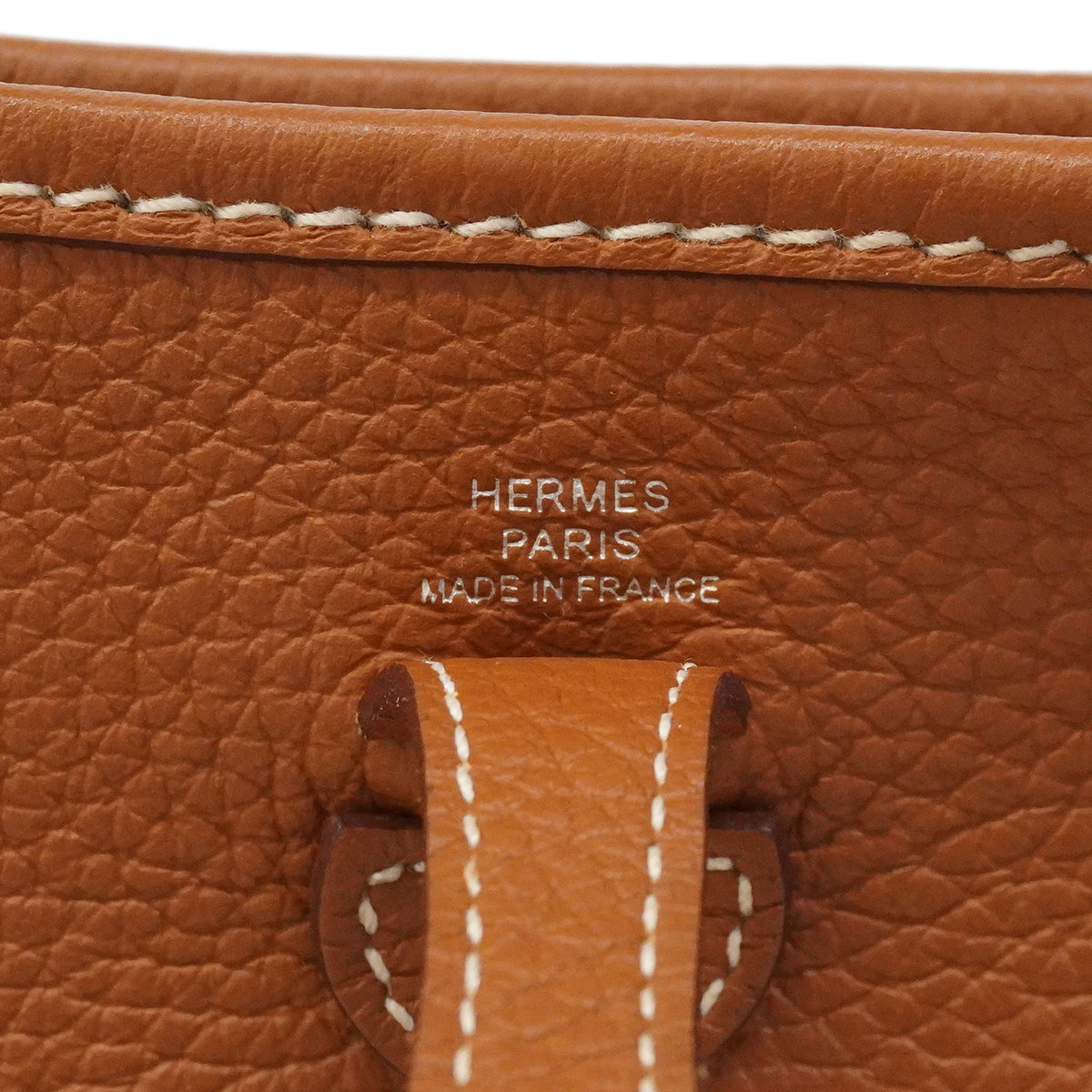 【6ge6130】エルメス ショルダーバッグ エヴリンTPM トリヨンクレマンス ゴールド シルバー金具 U刻印【中古】レディース