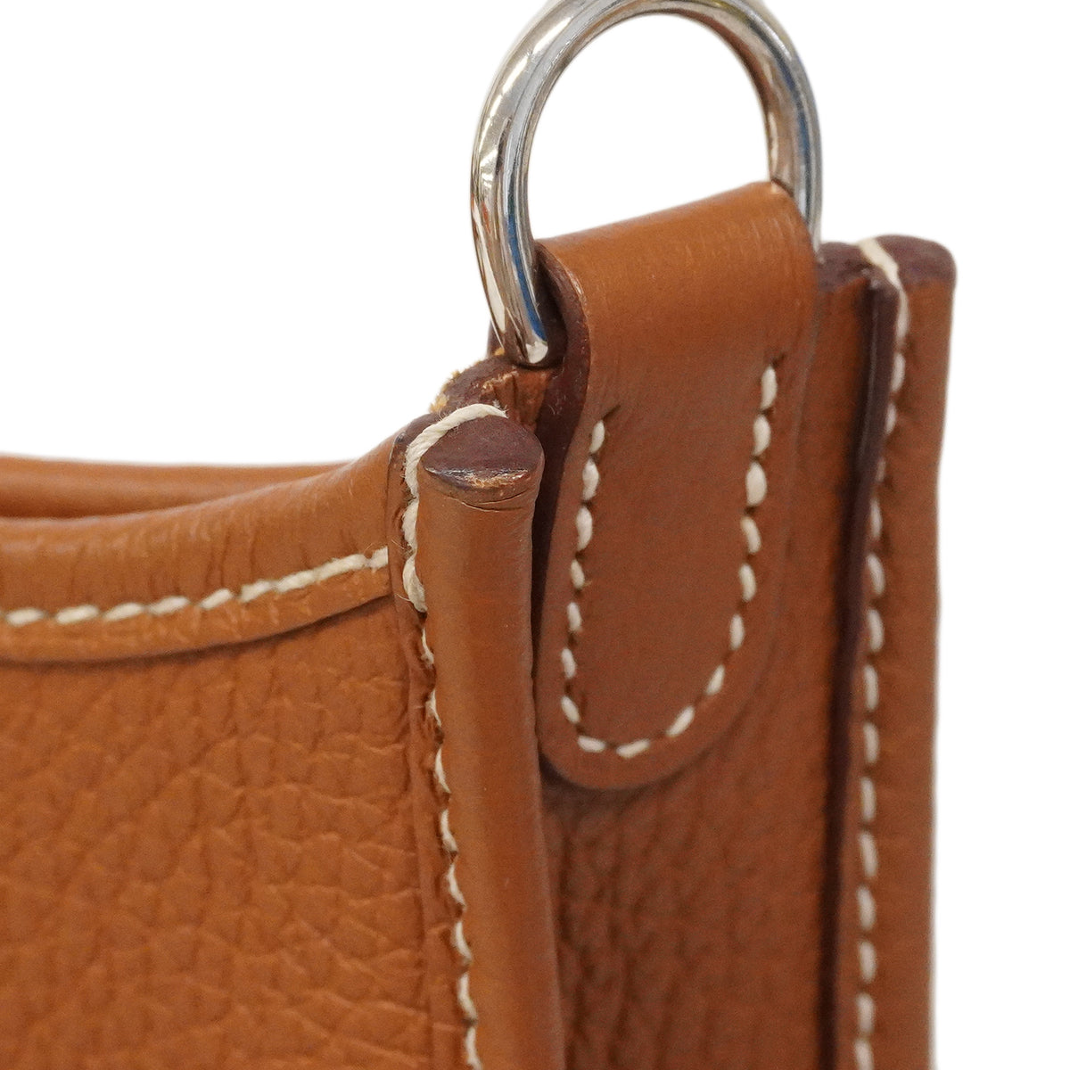 【6ge6130】エルメス ショルダーバッグ エヴリンTPM トリヨンクレマンス ゴールド シルバー金具 U刻印【中古】レディース