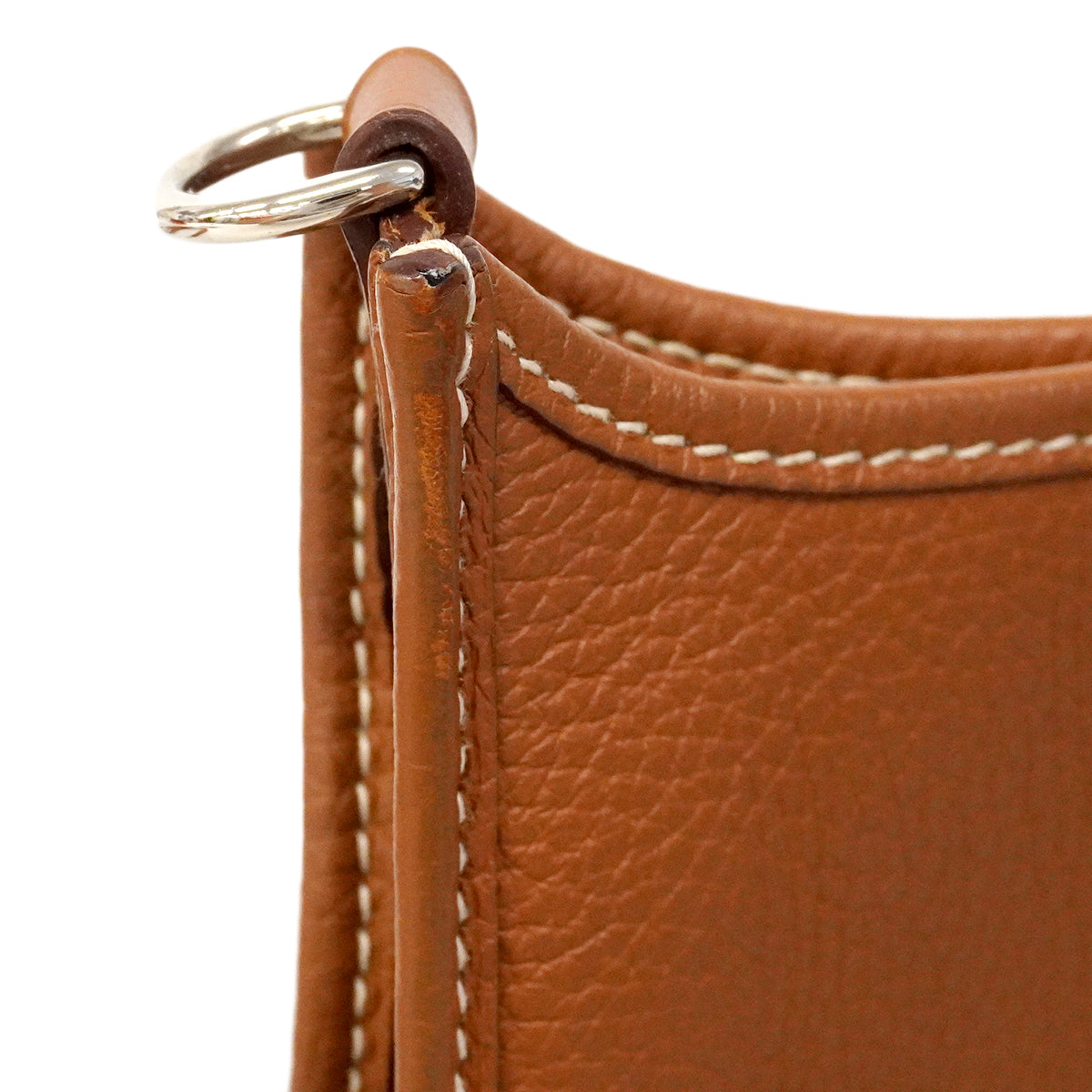 【6ge6130】エルメス ショルダーバッグ エヴリンTPM トリヨンクレマンス ゴールド シルバー金具 U刻印【中古】レディース