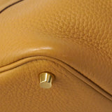 【6ge6131】エルメス ハンドバッグ ピコタンロックPM トリヨンクレマンス ビスキュイ ゴールド金具 K刻印【中古】レディース