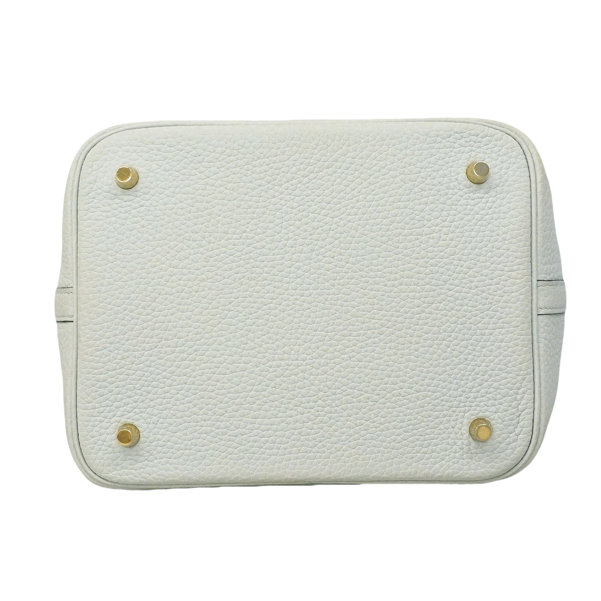 【6ge6133】エルメス ハンドバッグ ピコタンロックMM トリヨンクレマンス ブルーペール ゴールド金具 U刻印【中古】レディース