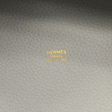 【6ge6133】エルメス ハンドバッグ ピコタンロックMM トリヨンクレマンス ブルーペール ゴールド金具 U刻印【中古】レディース