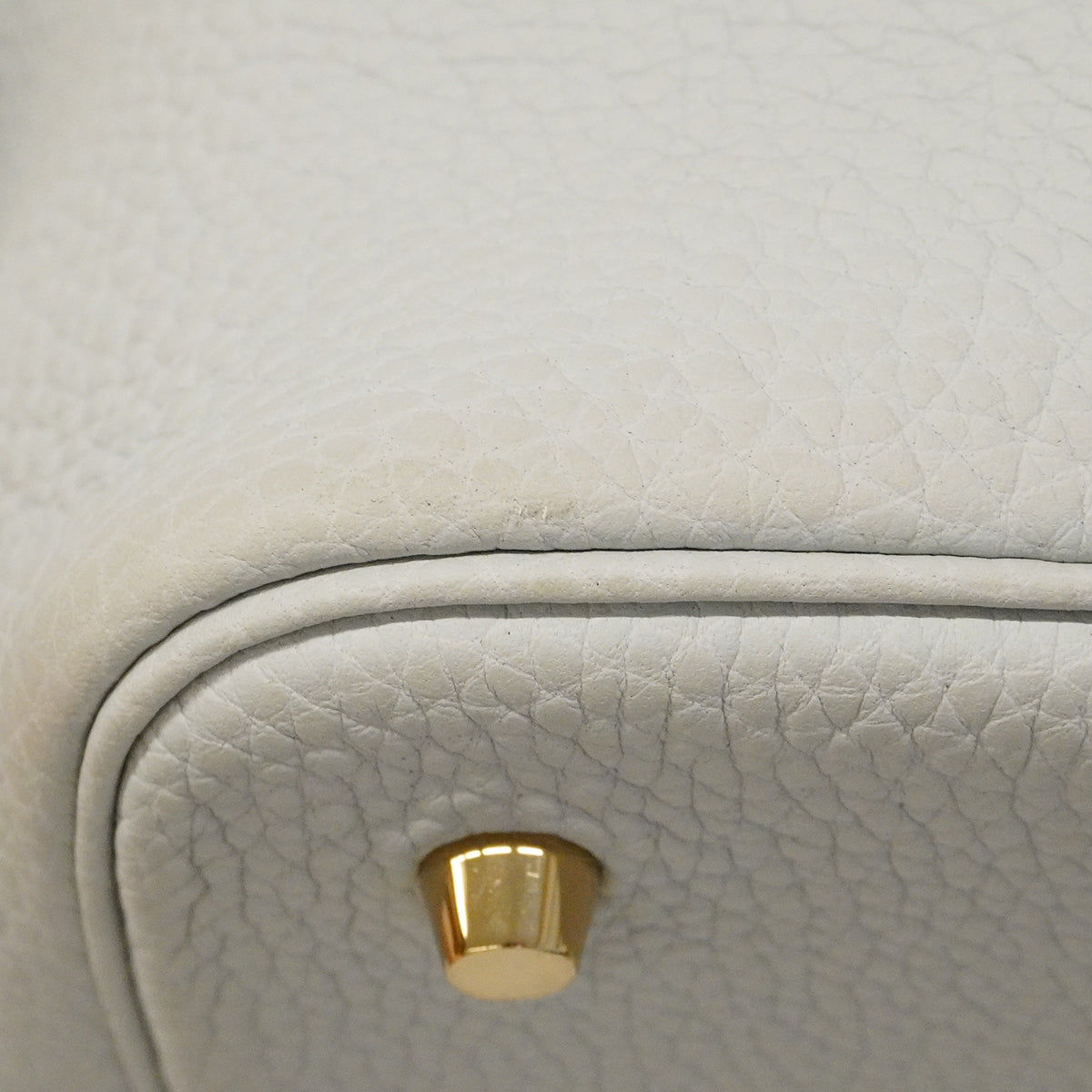 【6ge6133】エルメス ハンドバッグ ピコタンロックMM トリヨンクレマンス ブルーペール ゴールド金具 U刻印【中古】レディース