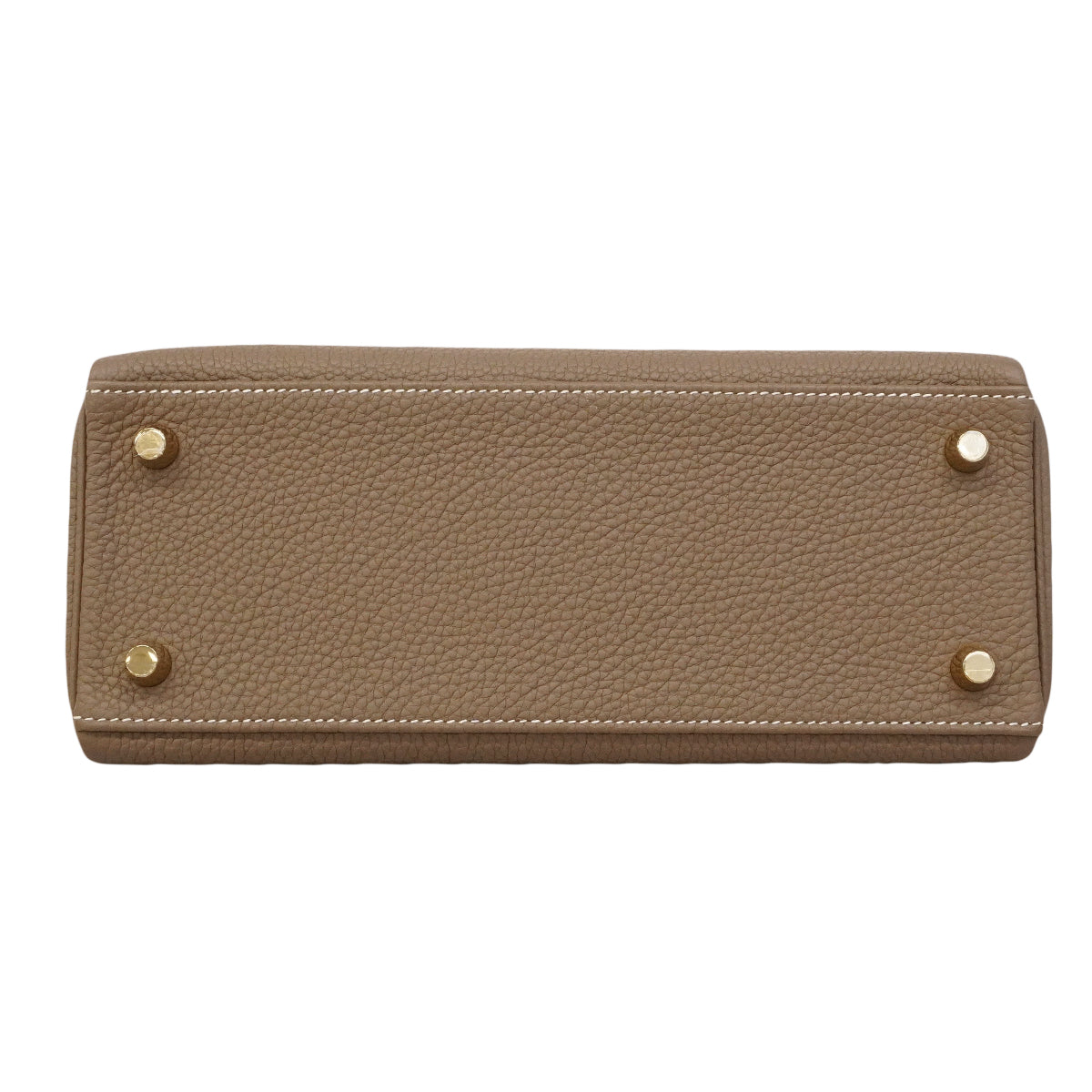 【6ge6139-g】エルメス ハンドバッグ ケリー25 トゴ エトゥープ ゴールド金具 W刻印 2wayバッグ【中古】レディース