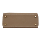 【6ge6139-g】エルメス ハンドバッグ ケリー25 トゴ エトゥープ ゴールド金具 W刻印 2wayバッグ【中古】レディース