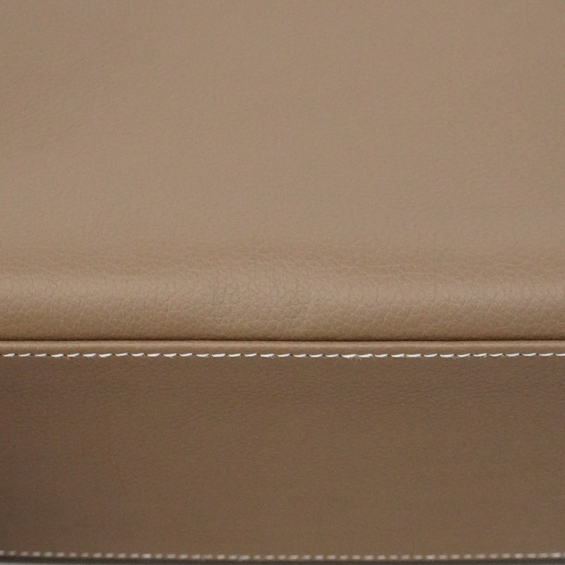 【6ge6141-g】エルメス ハンドバッグ ケリー28 エバーカラー エトゥープ シルバー金具 G刻印 2wayバッグ【中古】レディース