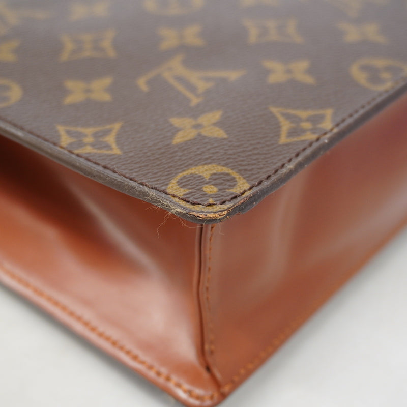 【6ge6149】ルイヴィトン ハンドバッグ モノグラム モンソー26 M51187 ブラウン 2wayバッグ【中古】レディース