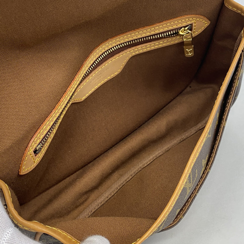 【6ge6166】ルイヴィトン ショルダーバッグ モノグラム ジベシエールPM M42248 ブラウン【中古】レディース