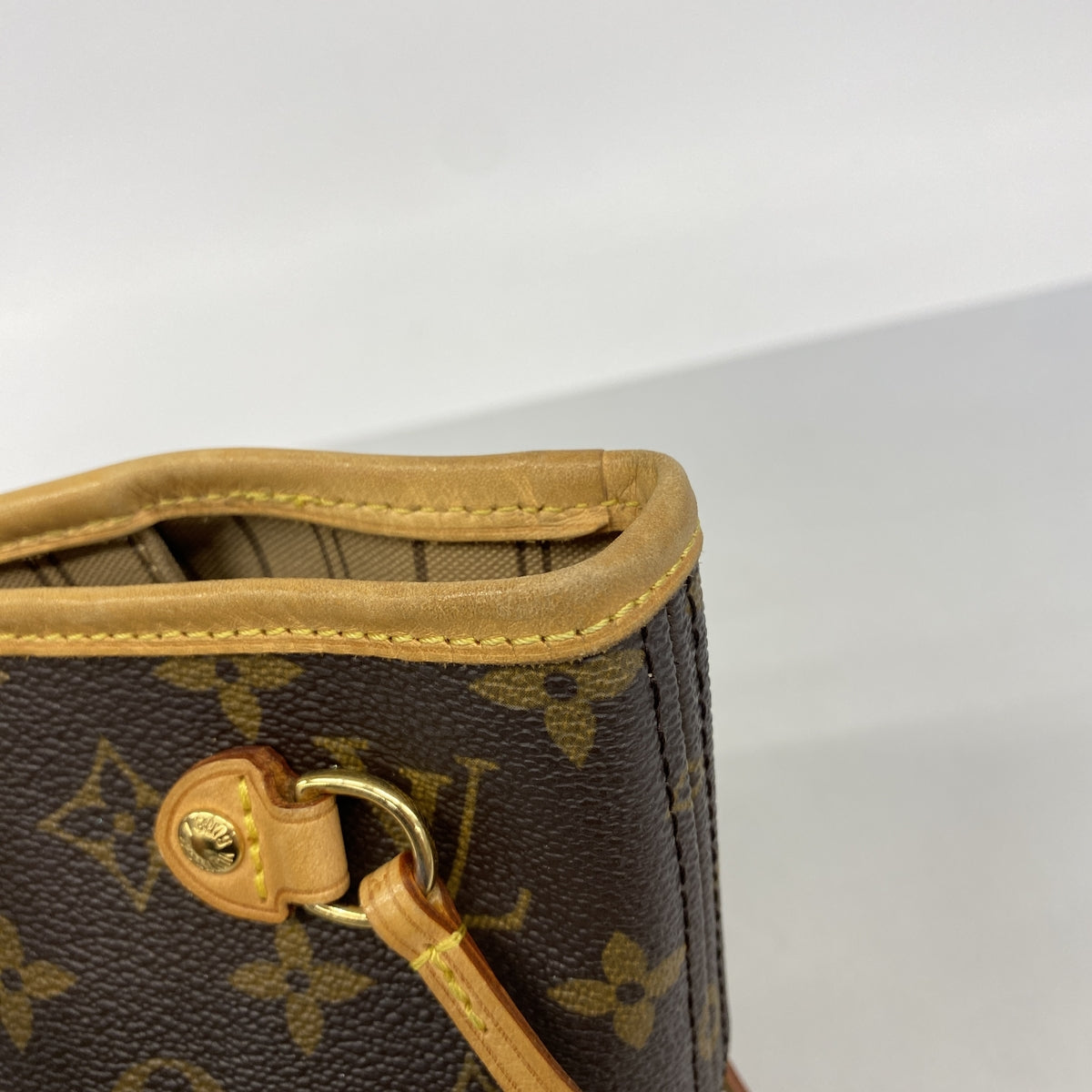 【6ge6170】ルイヴィトン トートバッグ モノグラム ネヴァーフルPM M40155 ブラウン【中古】レディース