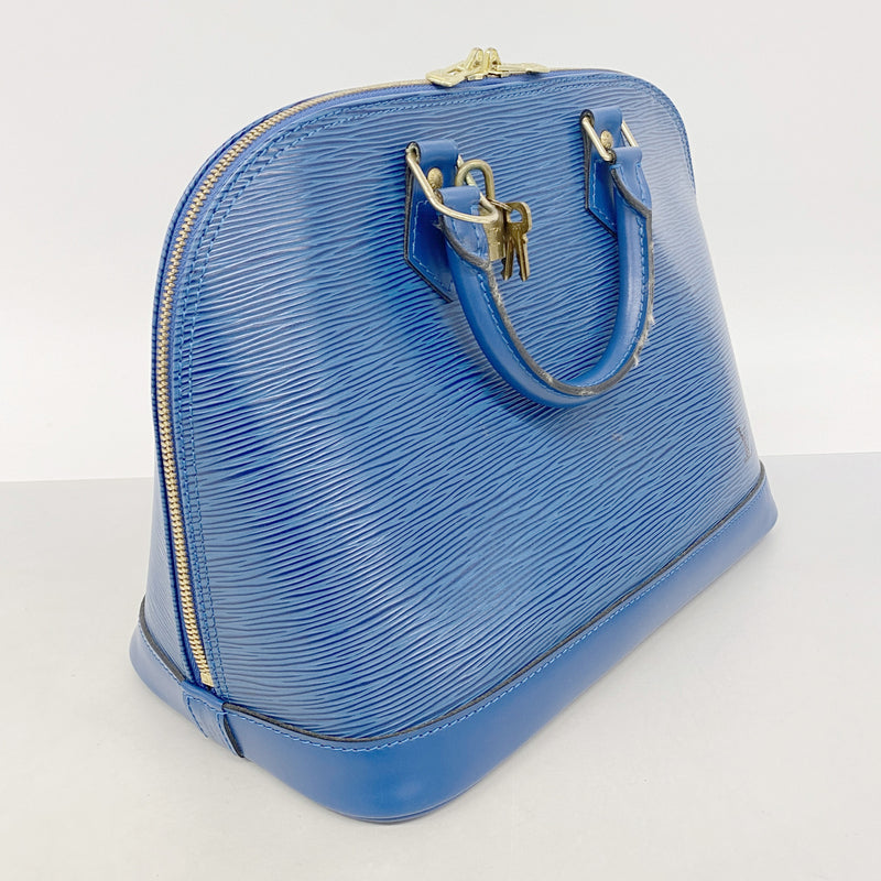 【6ge6172】ルイヴィトン ハンドバッグ エピ アルマ M52145 トレドブルー【中古】レディース