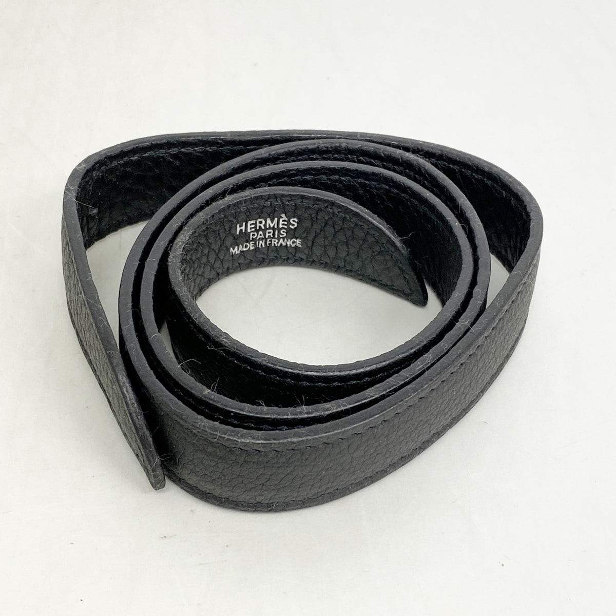 【6ge6175】エルメス ショルダーバッグ マサイPM トリヨンクレマンス ブラック シルバー金具 □K刻印【中古】レディース