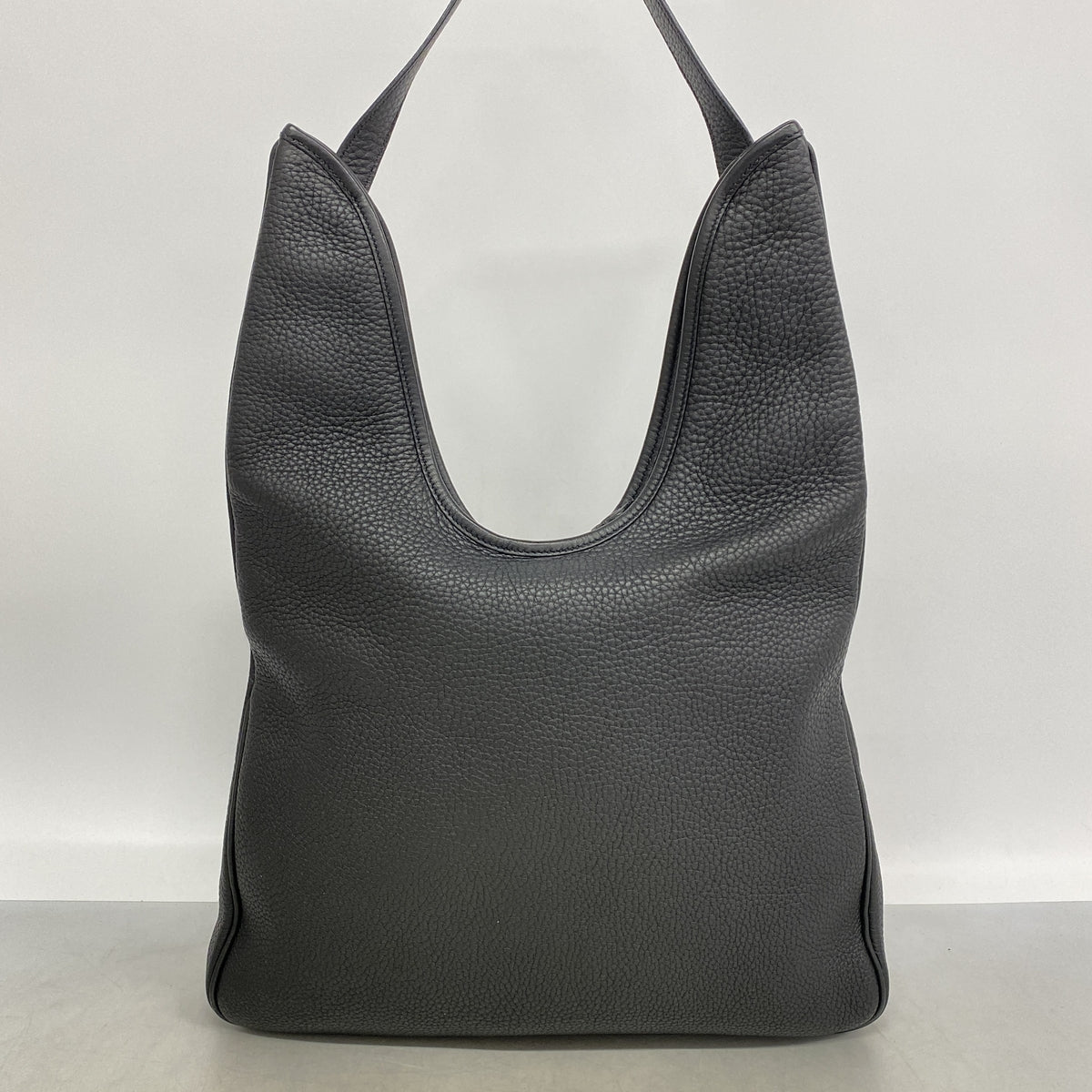 【6ge6175】エルメス ショルダーバッグ マサイPM トリヨンクレマンス ブラック シルバー金具 □K刻印【中古】レディース