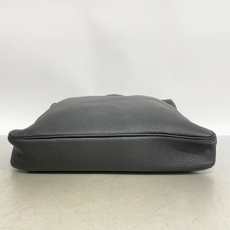 【6ge6175】エルメス ショルダーバッグ マサイPM トリヨンクレマンス ブラック シルバー金具 □K刻印【中古】レディース