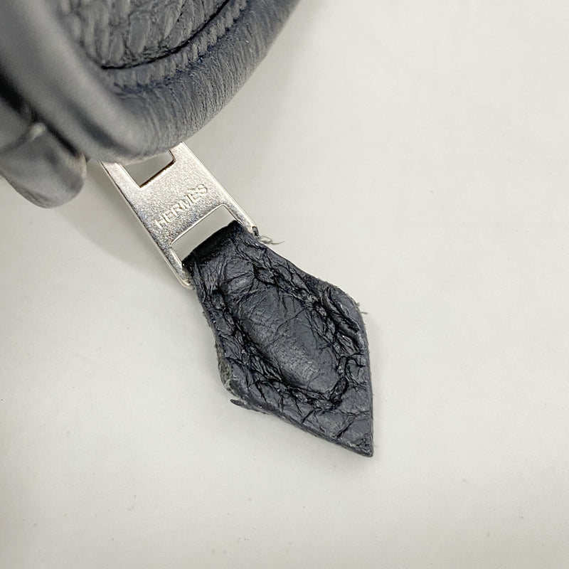 【6ge6175】エルメス ショルダーバッグ マサイPM トリヨンクレマンス ブラック シルバー金具 □K刻印【中古】レディース